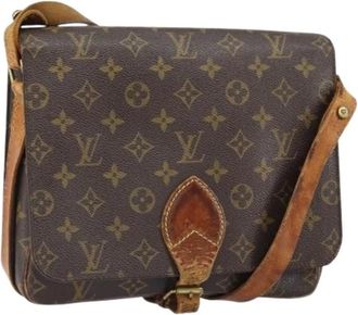 Louis Vuitton Pre-owned Canvas Cross Body Bag - Dames - Vintage Schoudertas - Bruin - ONE Size - Vintage