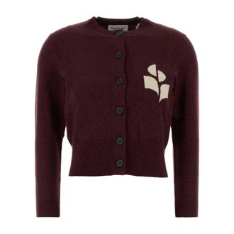 Isabel Marant Knitwears - female - Marant &eacute;toile - Cardigans - Purple - XS - Knitwear