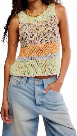 Free People Flea Market Tank Top In Paradise Combo