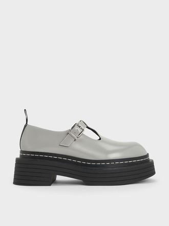 Charles & Keith T-Bar Platform Mary Janes