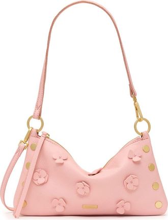 Hammitt Kyle Shoulder Bag in Flamingo Flora/brushed Gold at Nordstrom