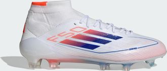 adidas adidas Performance Womens F50 Elite Mid-Cut Firm Ground Boots - Off-White - Size UK 4.5