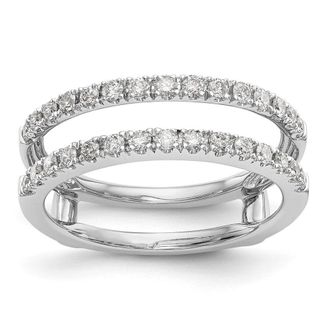 Diamond2Deal 14k Gold Lab Grown Diamond Wedding Band Ring 1/2Ct Clarity- VS Color- D-E