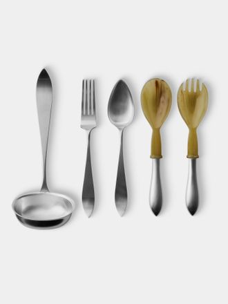 Pampaloni Due Sicilie Silver-Plated Serving Utensils (Set of 5)