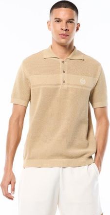 Sergio Tacchini Sabino Knit Polo in Mojave Desert at Nordstrom, Size Xxx-Large