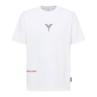 Carlo Colucci Carlo Colucci, T-Shirts, male, White, Size: XS T-Shirt Fake News - Black Friday