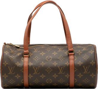 Louis Vuitton Borsa a mano Papillon 30 con monogramma 1984 - Marrone