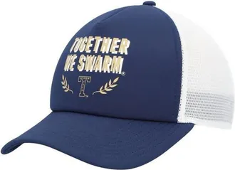adidas Mens adidas Navy Georgia Tech Yellow Jackets Phrase Foam Front Trucker Adjustable Hat at Nordstrom