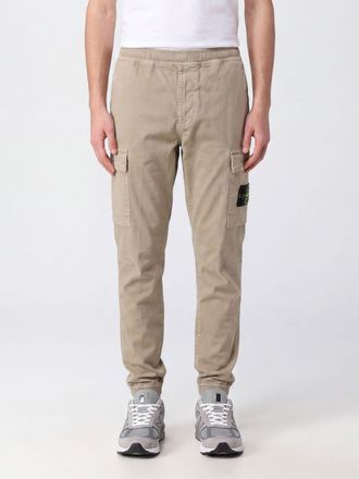 Stone Island Slim Fit Stretch Technical Fabric Cargo Trousers with Compass Logo