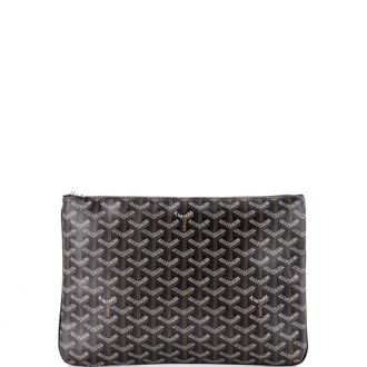 Goyard Senat Zip Pouch Coated Canvas MM