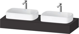 Duravit Consola Duravit Qatego, 1400x550x170mm, Con Dos Recortes