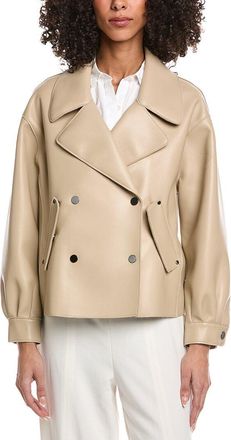 Kenneth Cole Snap Front Short Trench Coat