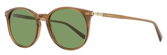 Ferragamo Ferragamo Unisex Keyhole Pantos Sunglasses SF911SCP 210 Transparent Brown 53mm