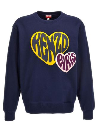 Kenzo Blue Crew Neck Sweatshirt