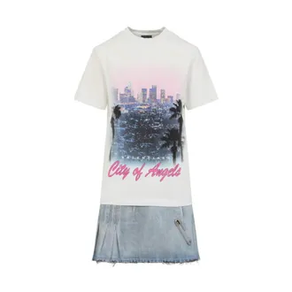Balenciaga Dames, Jurken, Veelkleurig, Maat: XS Denim
