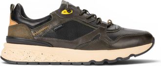 Pikolinos Pikolinos Mens Black Leather Sneakers Slip-on Trainers Shoes - Aranda