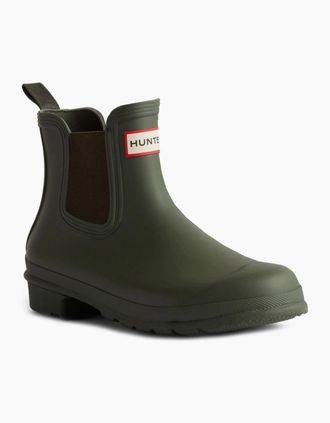 Hunter Womens Original Chelsea Womens Wellingtons - Black - Size: 4