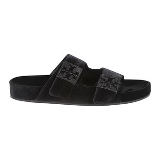 Tory Burch Tory Burch, Sliders, female, Black, Size: 6 1/2 US Mellow Pav&eacute; Sandal