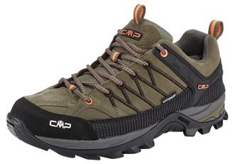 F.lli Campagnolo Wanderschuh CMP RIGEL LOW WP TREKKING SHOES, Herren, Gr. 41, olive, flame, Leder, Schuhe Wanderschuh, wasserdicht