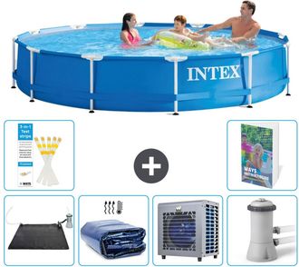 Intex Piscina Con Estructura Redonda - 366x76 Cm - 7-piezas S42