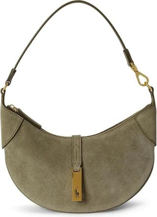 Polo Ralph Lauren Shopper Bag - Dames - Schoudertassen - Groen - ONE Size - Su&egrave;de - Tassen