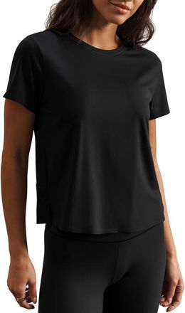 Rhone Serene Performance T-Shirt in Pure Black at Nordstrom, Size Xx-Large
