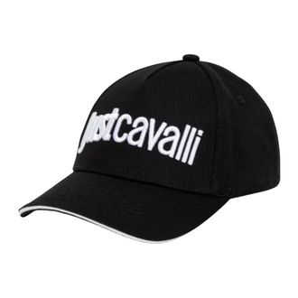 Just Cavalli Embroidered Logo Baseball Cap - unisex - Just Cavalli - Hats & Caps - Black - ONE SIZE - Accessories