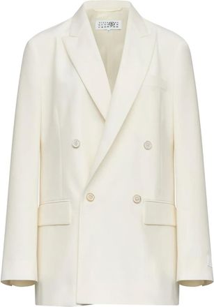 Maison Margiela Jack met dubbele rij knopen - Beige