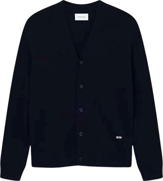 Wood Wood Cardigans - Heren - Vesten - Blauw - L - Truien & Vesten