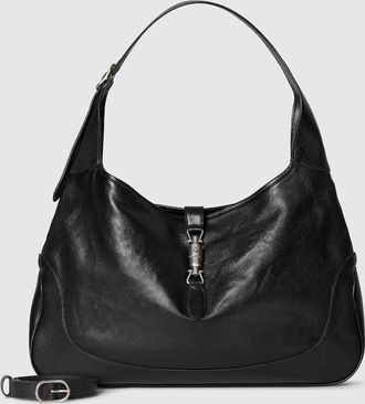 Gucci Jackie 1961 Large Crossbody Bag, Black, Leather