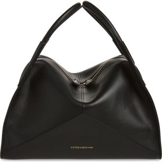 Victoria Beckham The Pli&eacute; Top Handle Bag in Black at Nordstrom