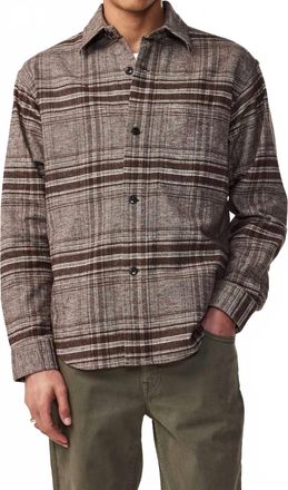 Nn.07 Adwin Checked Overshirt In Cream Check