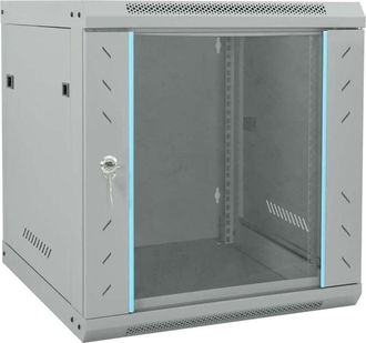 vidaXL Armadietto di rete Grigio 53 x 60 x 60 cm Acciaio - Vidaxl