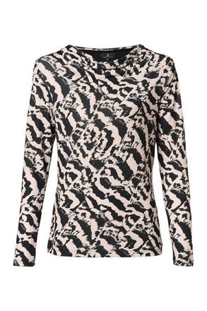 Mart Visser Caitlin Print Top Creme / Zwart
