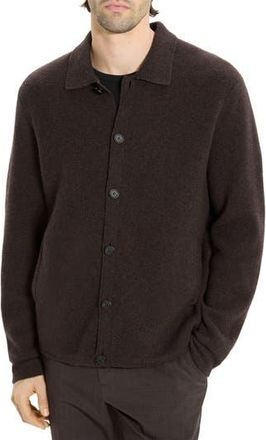Theory Cameron Cashmere Cardigan in Brownwood Melange at Nordstrom Rack, Size Xx-Large