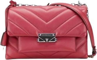 Michael Kors Pre-owned Shoulder Bags, female, Red, Size: ONE SIZE Pre-owned Leather handbags
