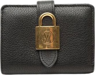 Louis Vuitton Pre-owned Bifold Portemonnee - Dames - Vintage Accessoires - Zwart - ONE Size - Leer - Vintage