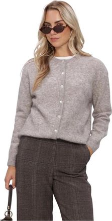 Lina Locchi Ll-Berber Cardigan - Dames - Truien - Beige - Maat: S