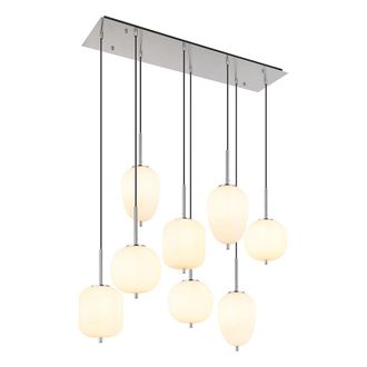 Globo Lighting L&aacute;mpara Colgante - Blacky I - Blanco - Vidrio - Gran - Globo