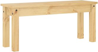 vidaXL Vidaxl - Banco De Comedor Panama Madera Maciza De Pino 105x30x45 Cm