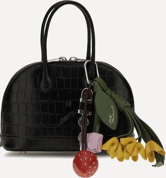 Self Portrait Toast crocodile-effect leather Handbag Female UNI