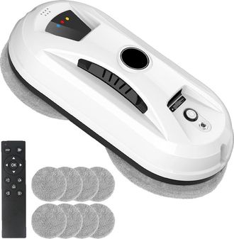 OEM Robot Limpiacristales, Potencia De Succi&oacute;n De 5600 Pa, Tres Modos De Limpieza Autom&aacute;ticos, Blanco, Ue