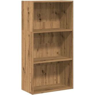 vidaXL Libreria Rovere Artigianale 60x30x114 cm in Legno Multistrato vidaXL