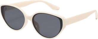 Generic Womens Vacation Street Photography Sunglasses Mens Commuting Sports Party Sun Glasses(Beige)