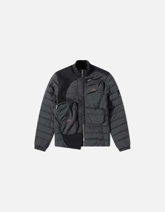 A-Cold-Wall* Mens Asymmetrical Padded Jacket - Black - Size: Regular/40