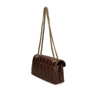 Coach Quilted Lambskin Shoulder Bag - Red
