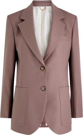 Victoria Beckham Twill Blazer - Mauve - 14 (UK14 / L)