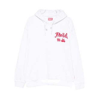 Diesel S-Boxt-Hood - Sweatshirts & Hoodies - Hombre - Blanco - XL