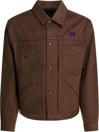 Needles Penny Jean Overshirt - Heren - Zomerjassen - Bruin - XL - Polyester - Jassen