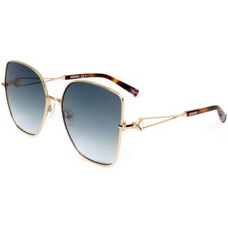 Missoni Womens 59 mm Green Sunglasses